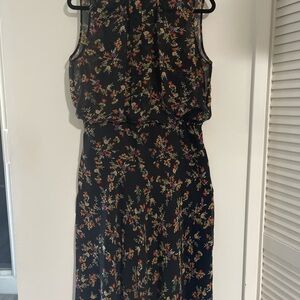 RACHEL Rachel Roy Black Floral Maxi Dress